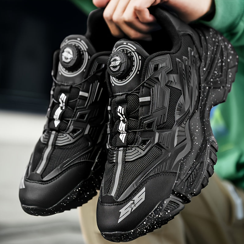Men'S Breathable Running Shoes - Lightweight Sneakers with Cushioned TPU Sole, Lace-Up Closure, Non-Slip Rubber Outsole - All-Season Gym, Jogging, Gym Footwear, Striped Design, Comfortable Fit, Fitness Enthusiasts